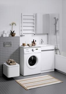 Тумба под раковину Aqwella Forma FOR0105KR под стиральную машину 55 см